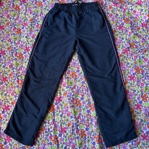 Three Hearts Blue and Pink Nylon Track Pants